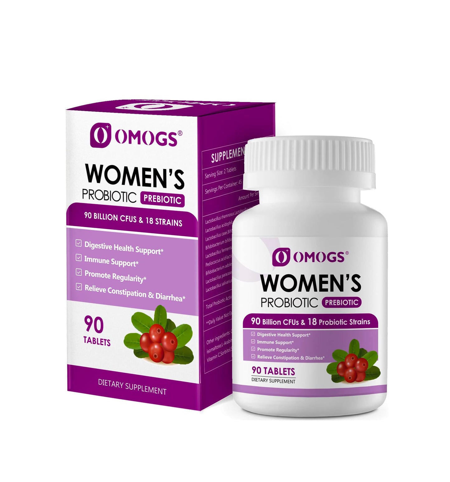 OMOGS Women's Probiotic 90 billion