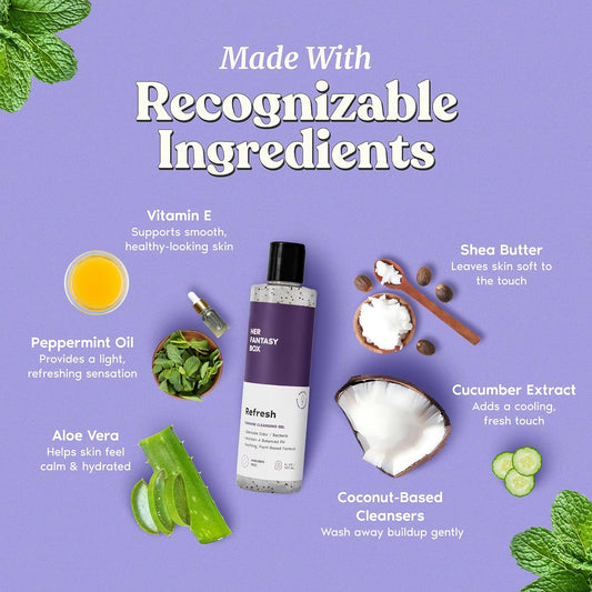 Her Fantasy Box | Refresh pH Balancing Shower Gel 8oz